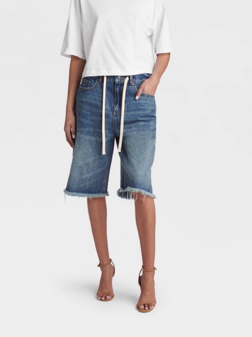 KBB by Kahlana Women's  Shorts, - Dark Wash